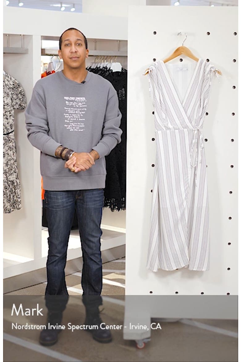 Pershing Square Midi Wrap Dress video