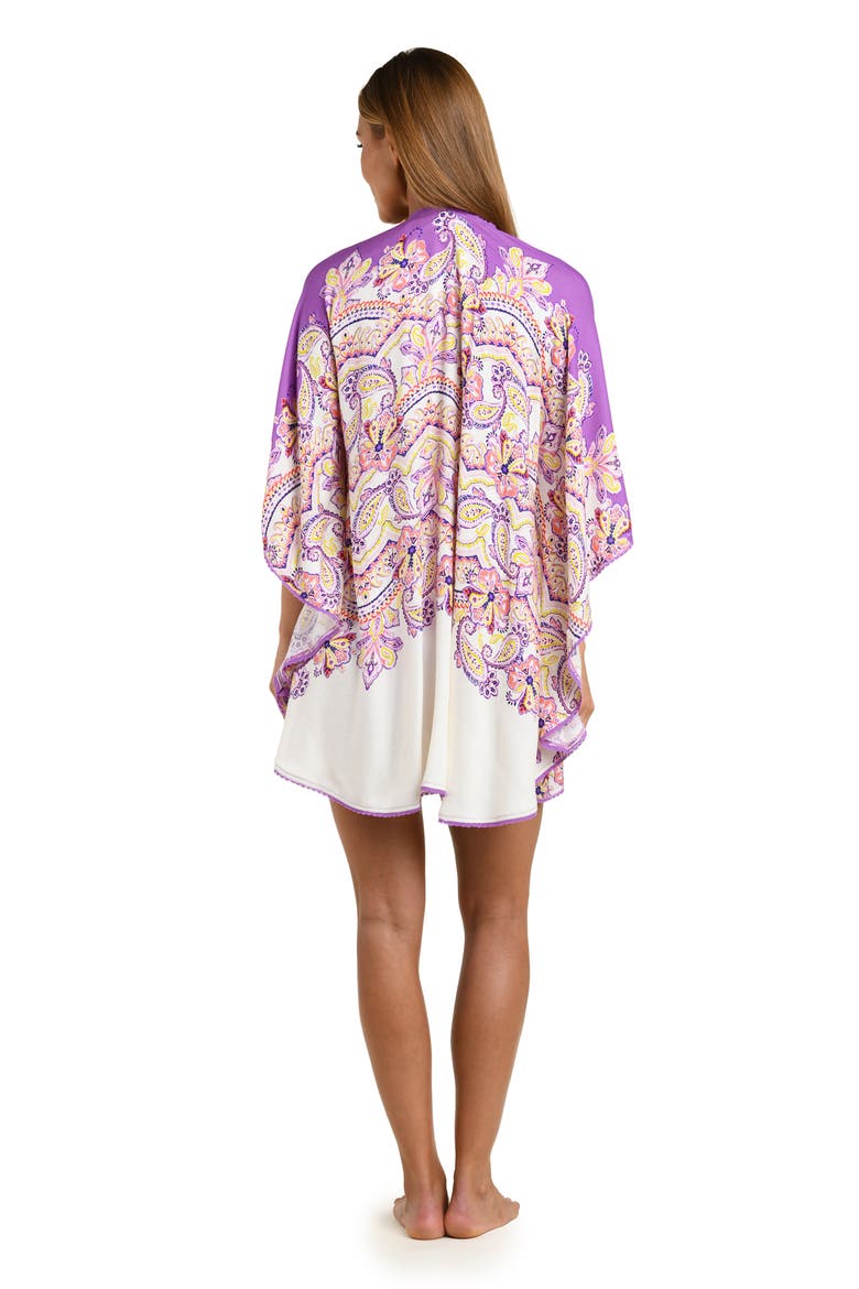 Lilac Cascade Kimono Cover-Up, Alternate, color, MULTI