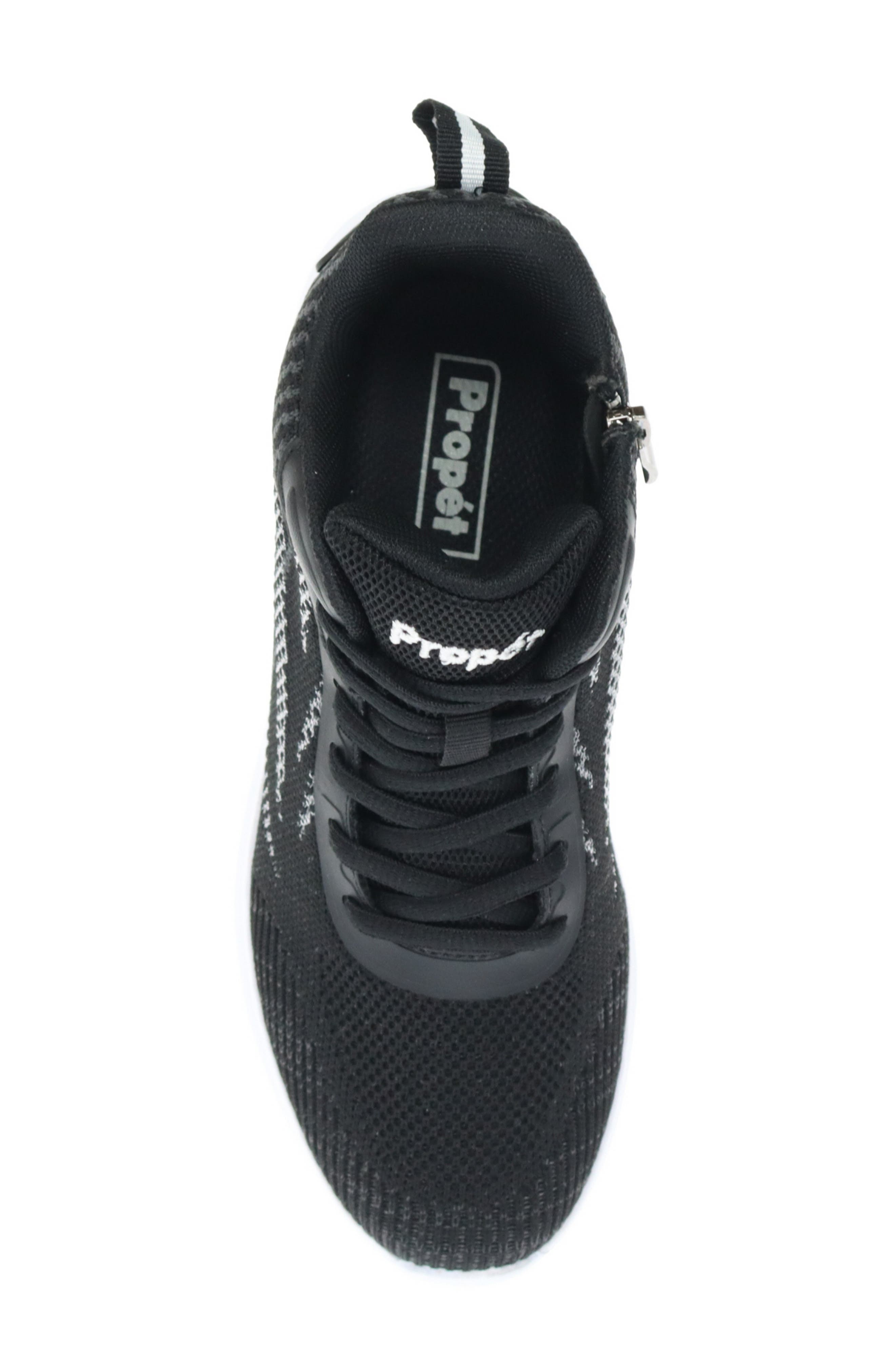 Propét Travelbound Hi Sneaker, Alternate, color, Black