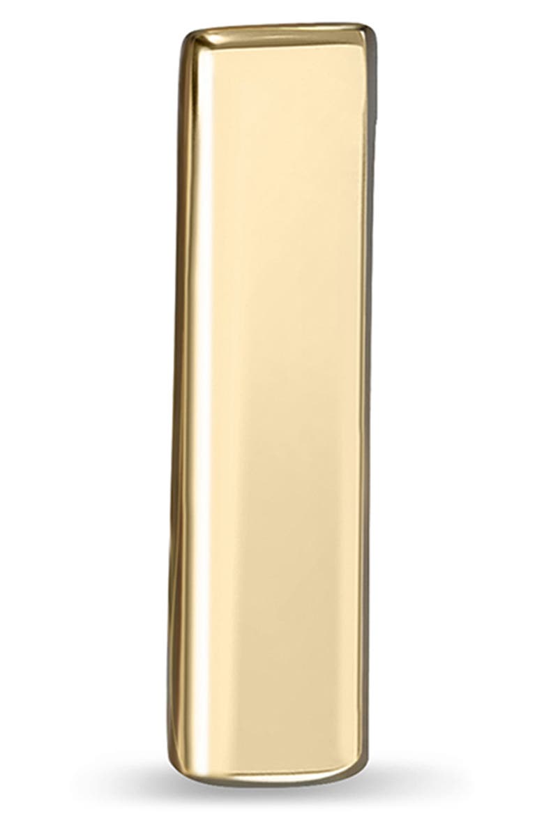 14K Gold Bar Stud Earrings, 7mm (Online Trunk Show), Alternate, color, 14KY
