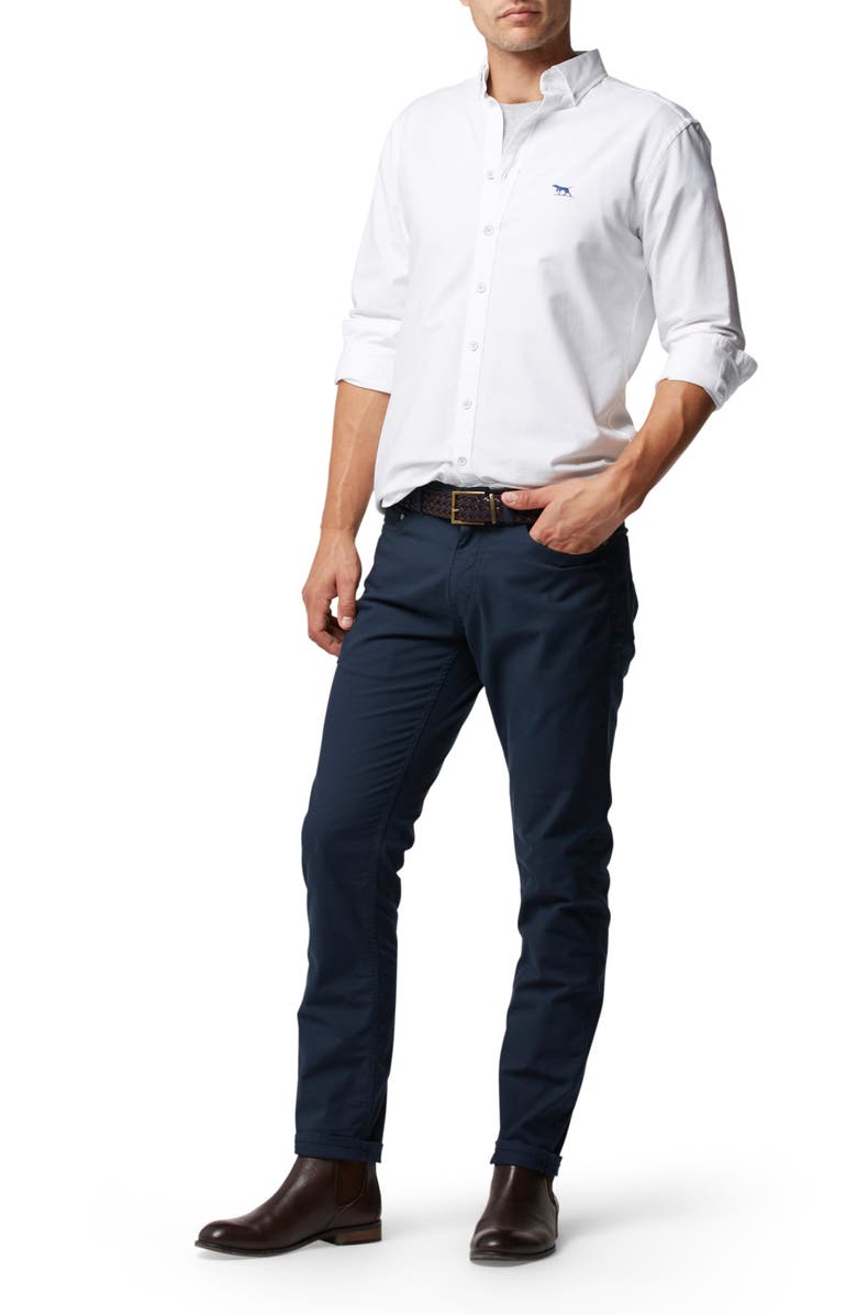 Rodd & Gunn North Island Solid Button-Down Shirt, Alternate, color, Snow