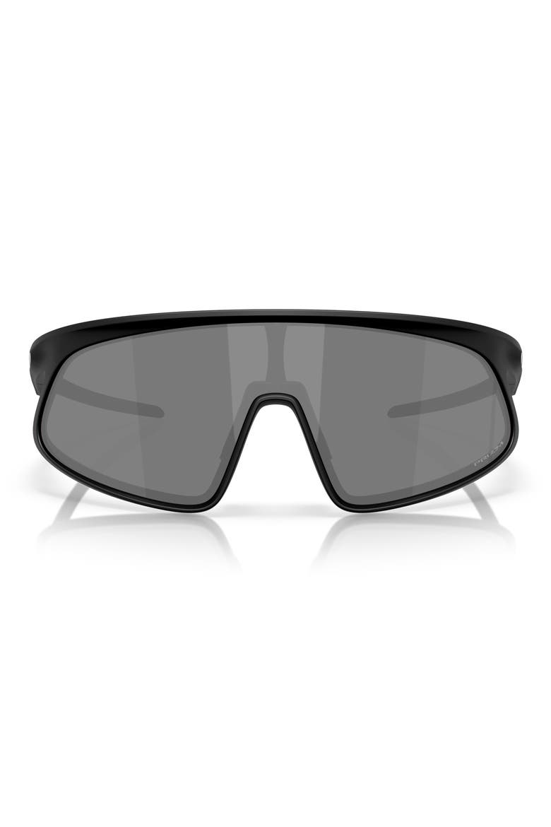 RSLV 149mm Prizm Polarized Shield Sunglasses, Alternate, color, MATTE BLACK