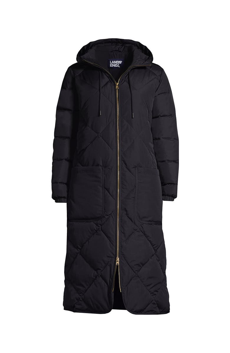 Lands' End FeatherFree Insulated Diamond Quilted Maxi Coat, Alternate, color, 