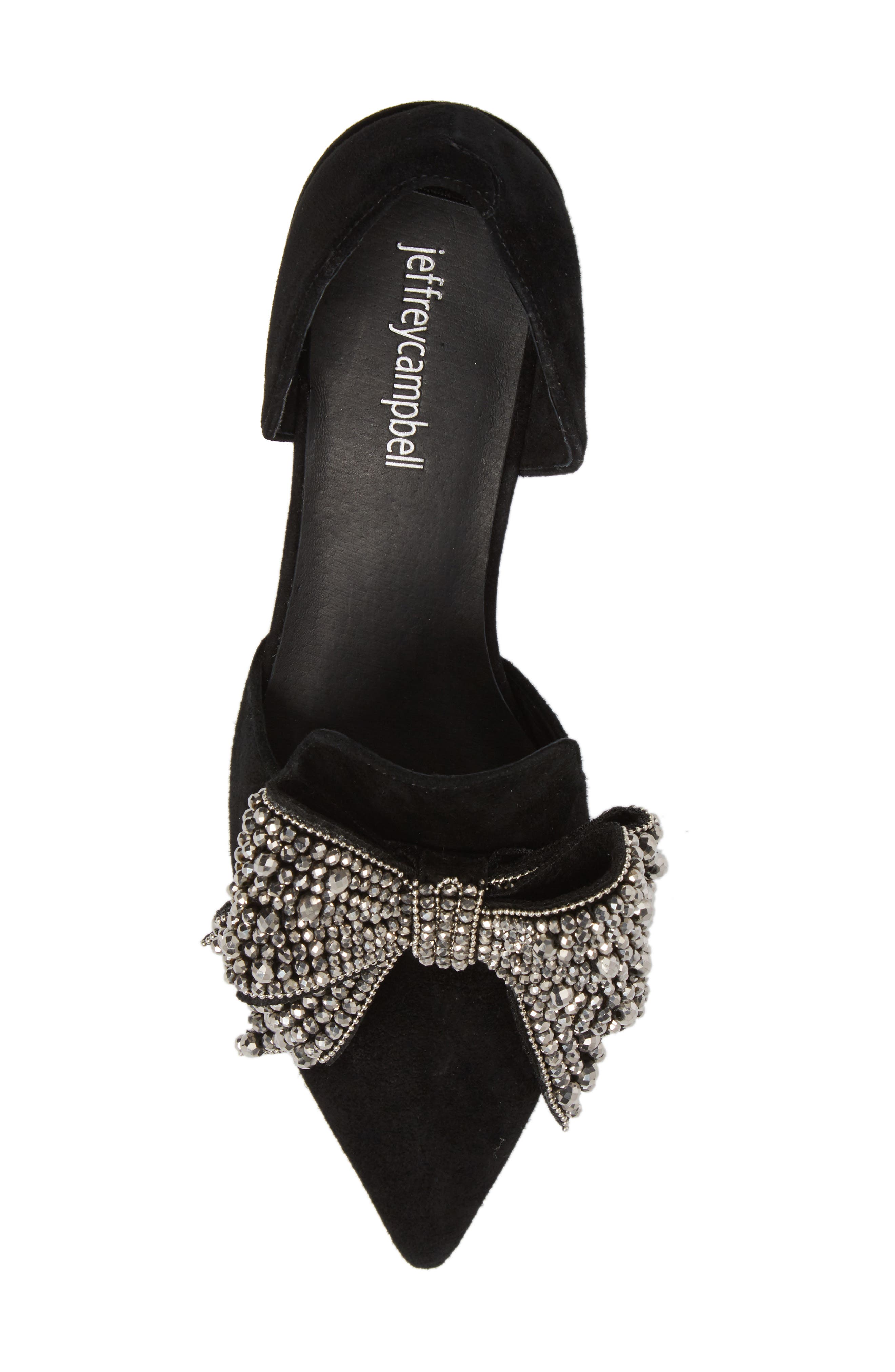 Jeffrey Campbell Valenti Embellished Bow Loafer, Alternate, color, 