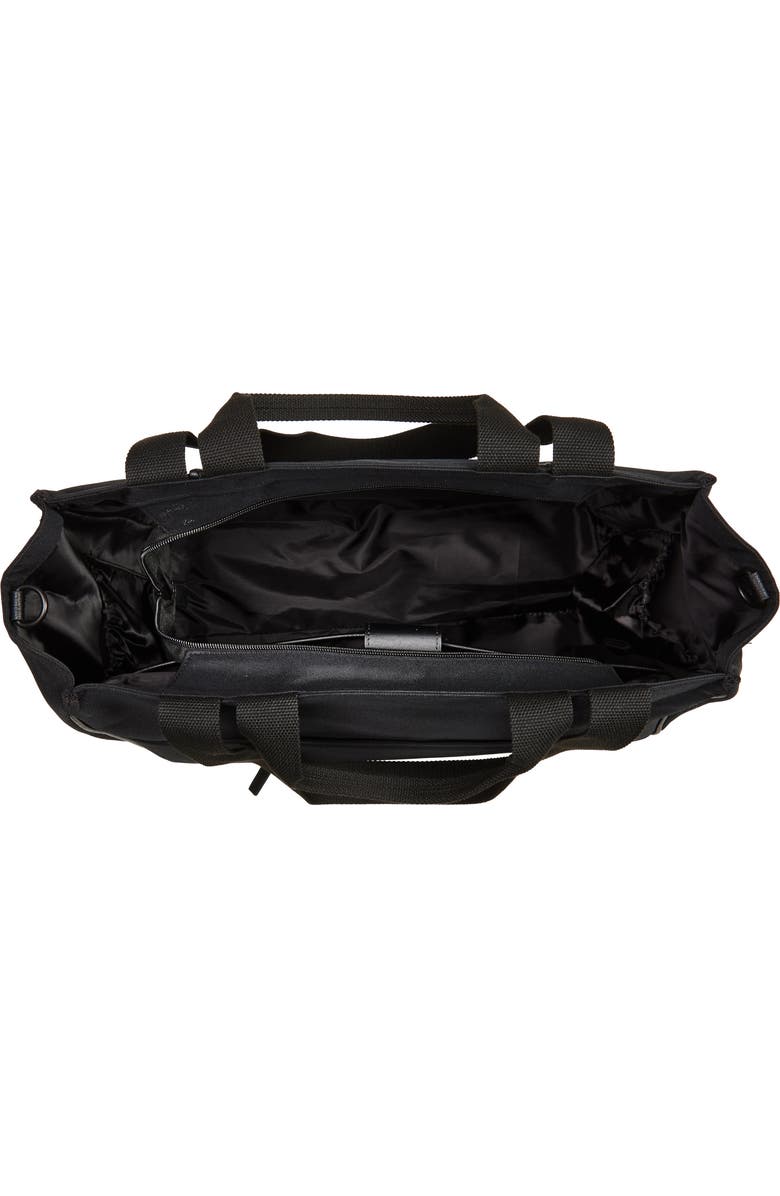 Béis The East/West Water Repellent Tote, Alternate, color, Black