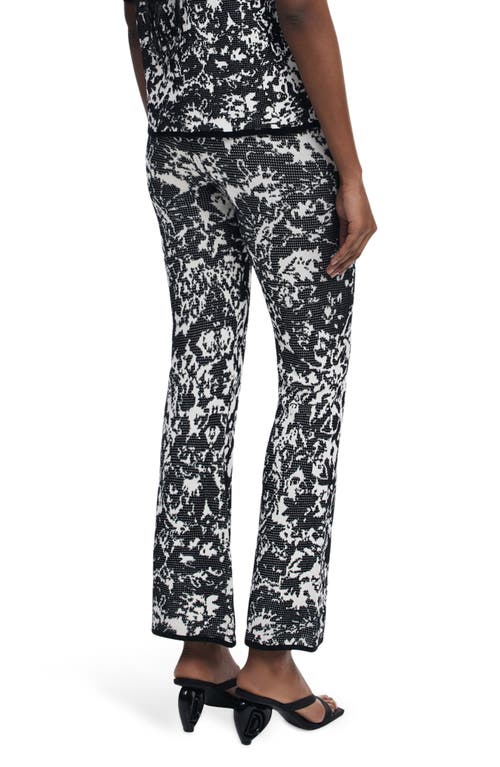 Desigual Geo Print Straight Leg Pants In Multi