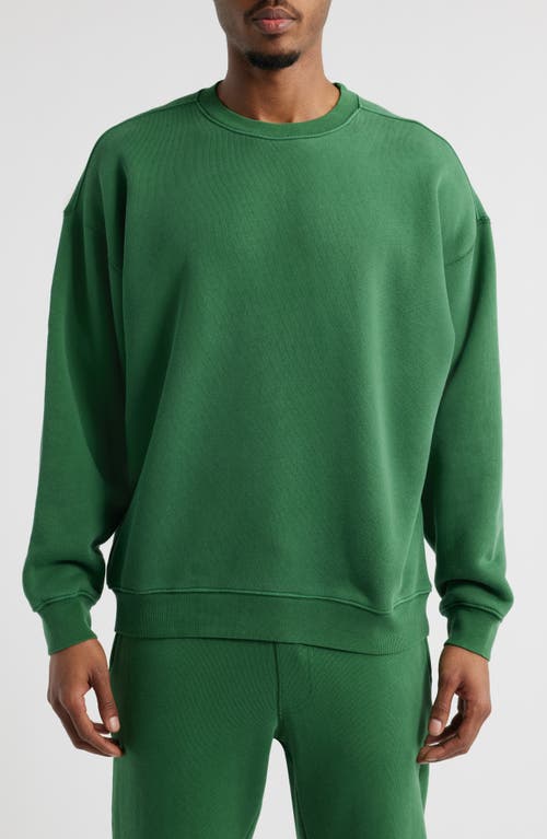 Elwood Core Oversize Crewneck Sweatshirt In Green