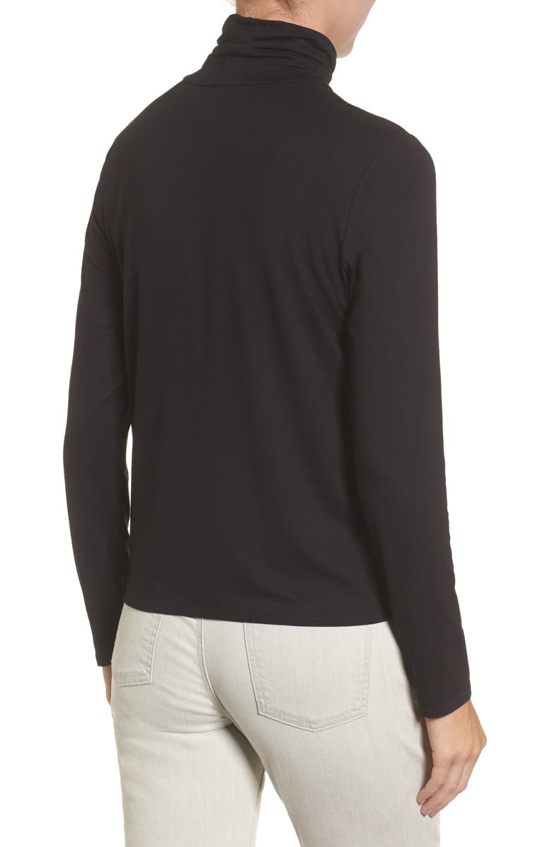 Eileen Fisher Scrunch Neck Top, Alternate, color, 