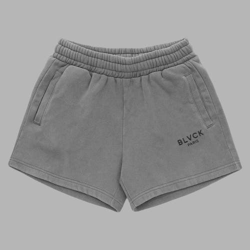 Blvck Acid Wash Mini Shorts in Grey  product