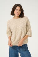 Kaffe Malene Half Sleeve Round Neck Pullover