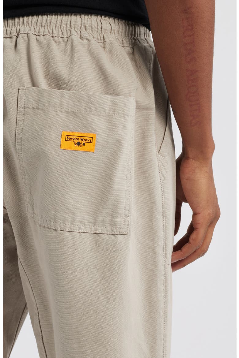 Classic Cotton Canvas Chef Pants, Alternate, color, STONE
