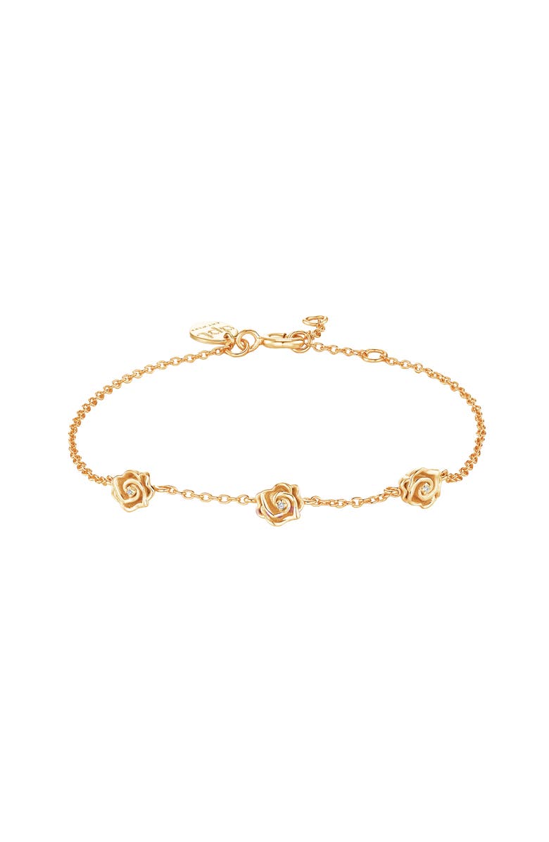 DPT Antwerp Rosie Bracelet, Main, color, Yellow 18K Gold Plated