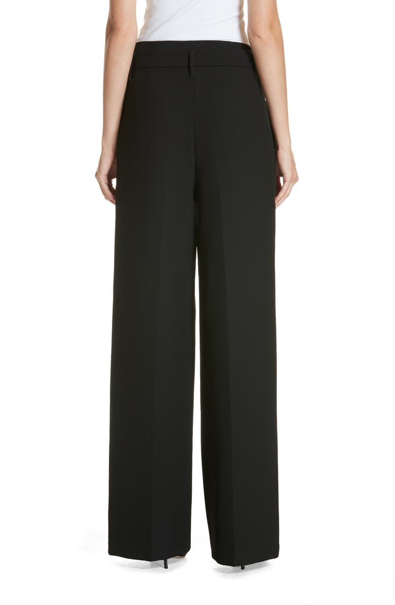 Robert Rodriguez | High Waist Designer Belt Robert Rodriguez Belted Wide Leg Pants | Nordstrom main image 4