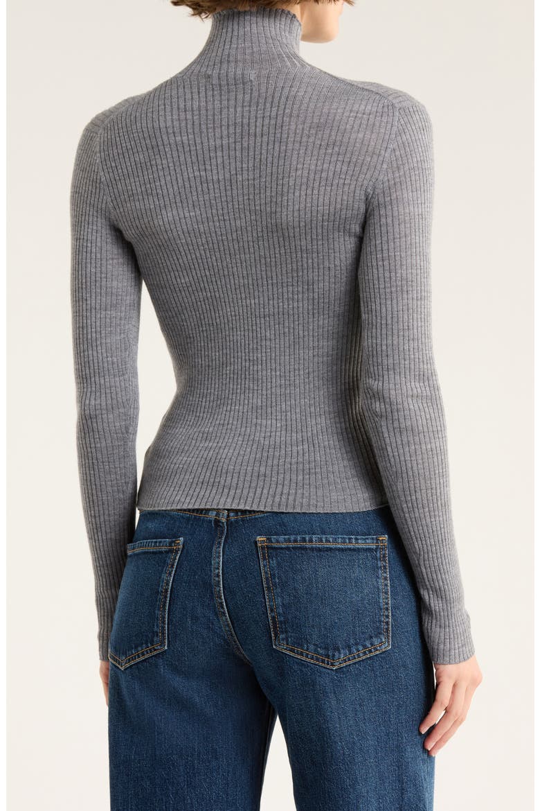 Featherweight Wool Blend Sweater, Alternate, color, HEATHER GREY