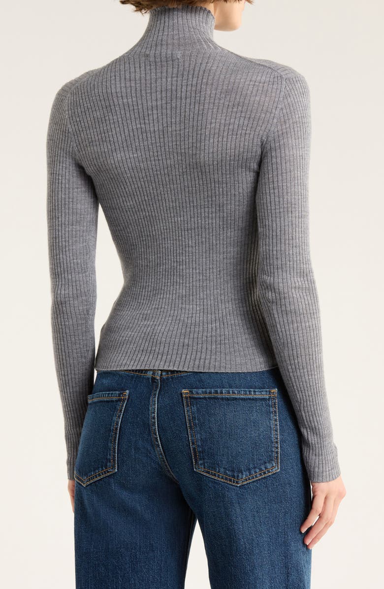 BUCK MASON Featherweight Wool Blend Sweater, Alternate, color, Heather Grey