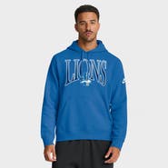 Nike Men's Nike Blue Detroit Lions Full Blitz Club Fleece Pullover Hoodie