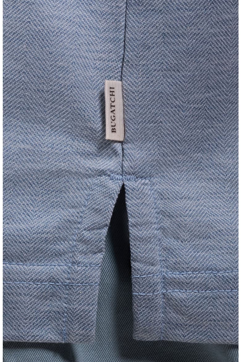 Tipped Johnny Collar Polo, Alternate, color, SHARK