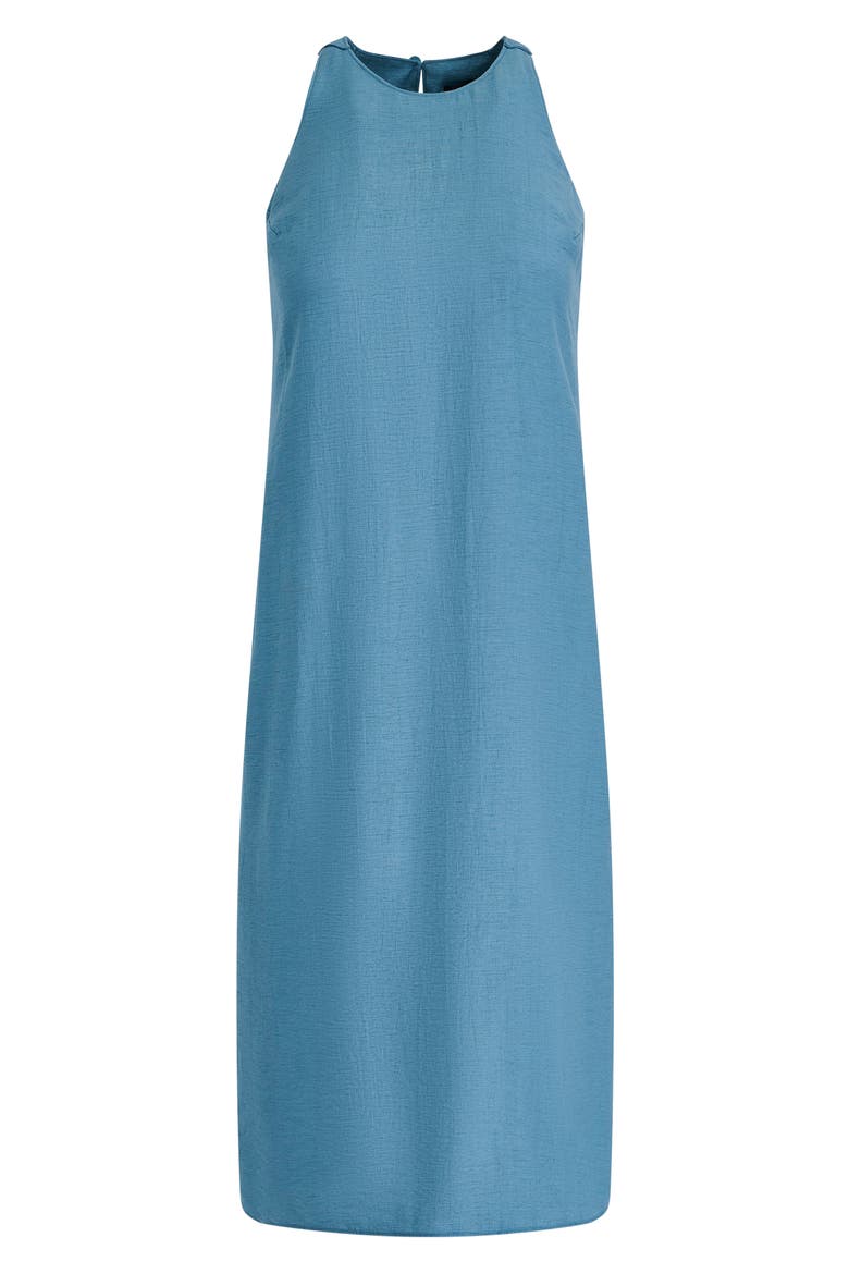 Sleeveless Midi Dress, Alternate, color, WASHED INDIGO