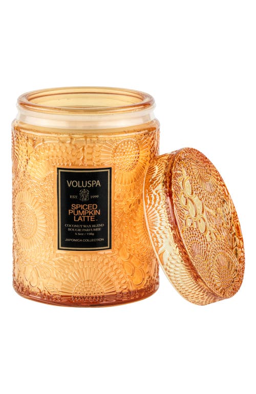 Voluspa Spiced Pumpkin Latte Small Jar Candle