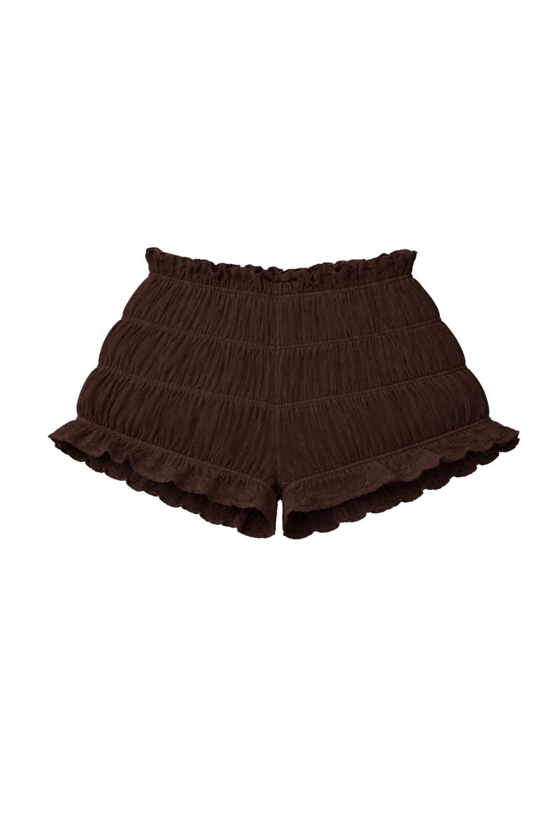 Marbella Bikini Shorts, Main, color, Dark Brown