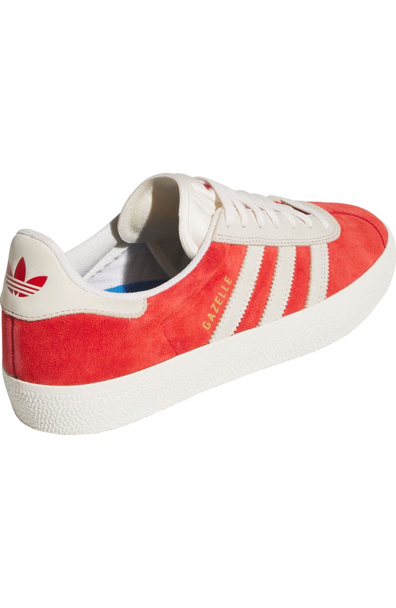 adidas Gender Inclusive Gazelle ADV Skate Shoe, Alternate, color, Better Scarlet