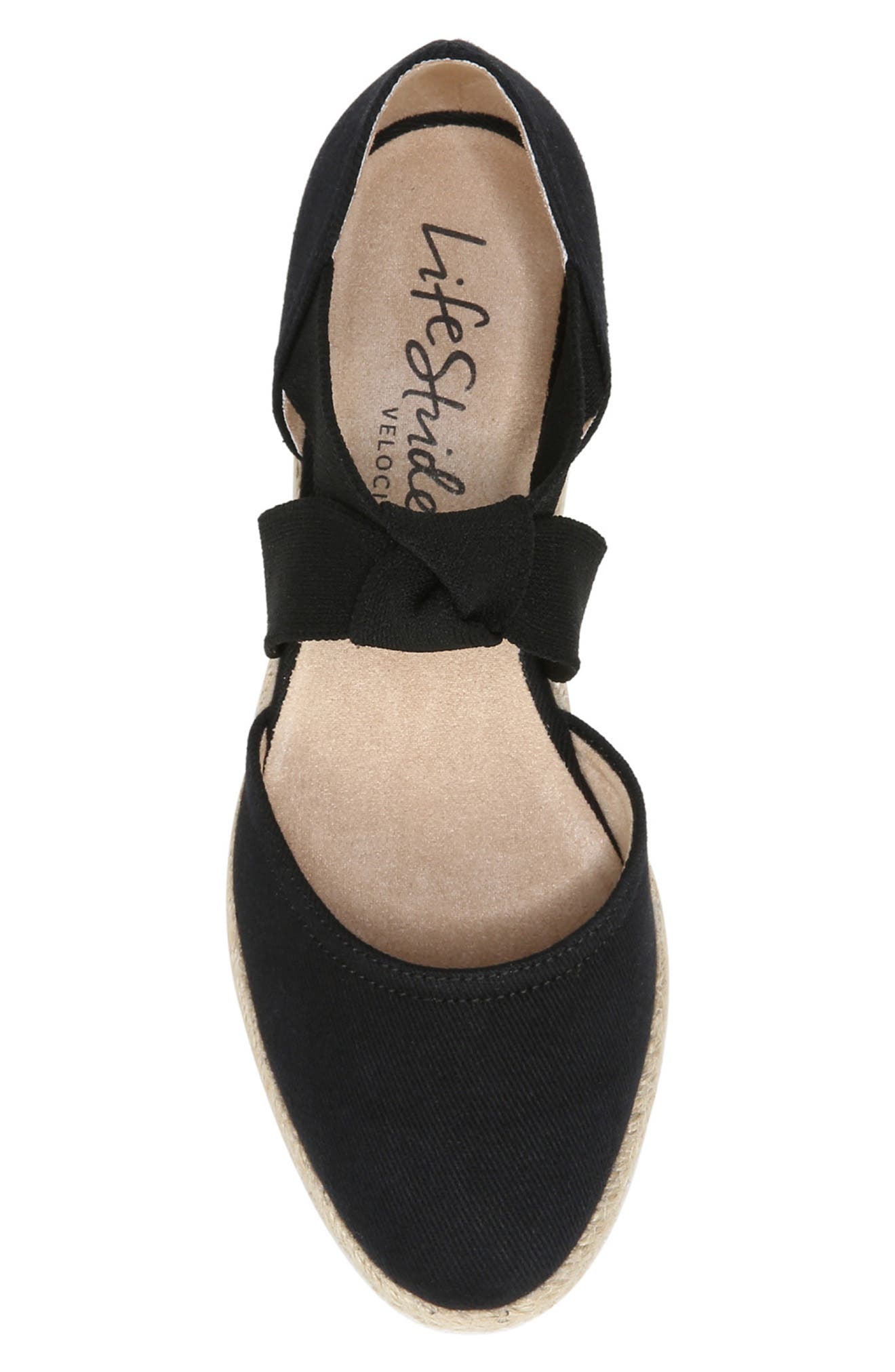 LifeStride Kascade Wedge Espadrille Sandal - Wide Width Available, Alternate, color, 