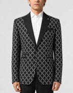 PHILIPP PLEIN Blazer All-over Strass Baguettes Men