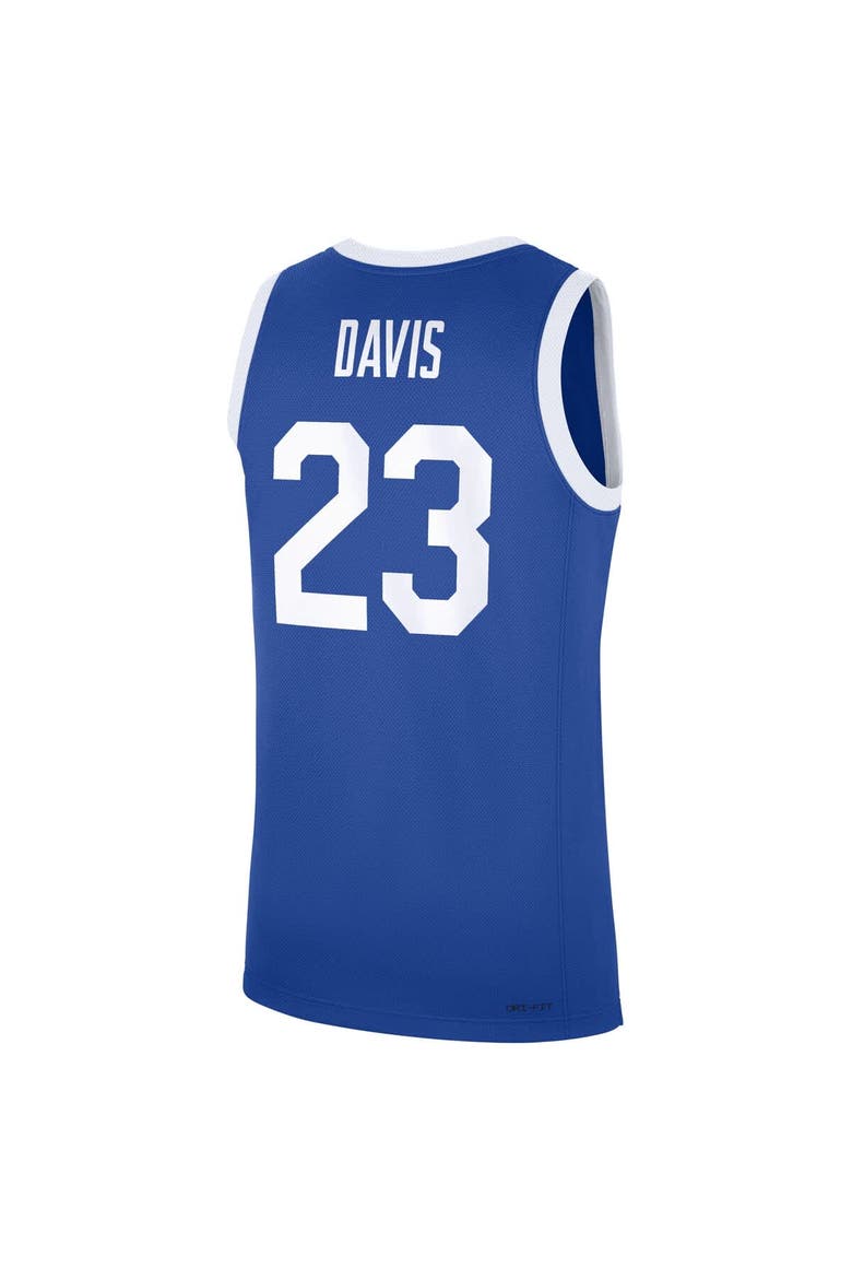 Men's Nike Anthony Davis Royal Kentucky Wildcats Road Replica Basketball Jersey, Alternate, color, Royal