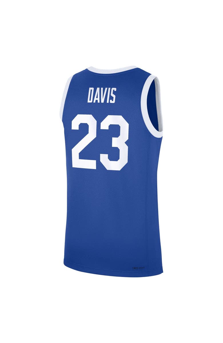 Nike Men's Nike Anthony Davis Royal Kentucky Wildcats Road Replica Basketball Jersey, Alternate, color, Royal