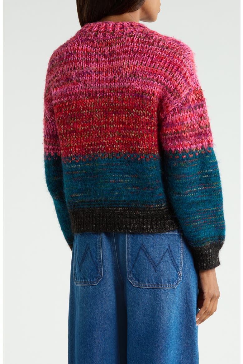 The Crop Pullover Sweater, Alternate, color, DUSK TO DAWN