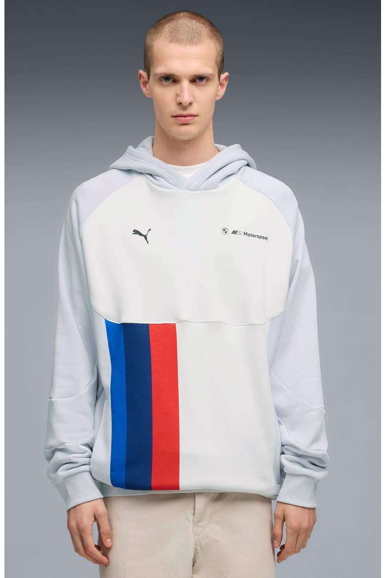 x BMW M Motorsport Pumatech-X Colorblock Hoodie, Alternate, color, SILVER MIST
