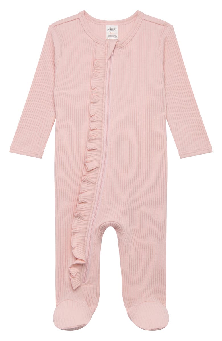 PL Baby by Petit Lem 2-Pack Footie, Alternate, color, Animal Print