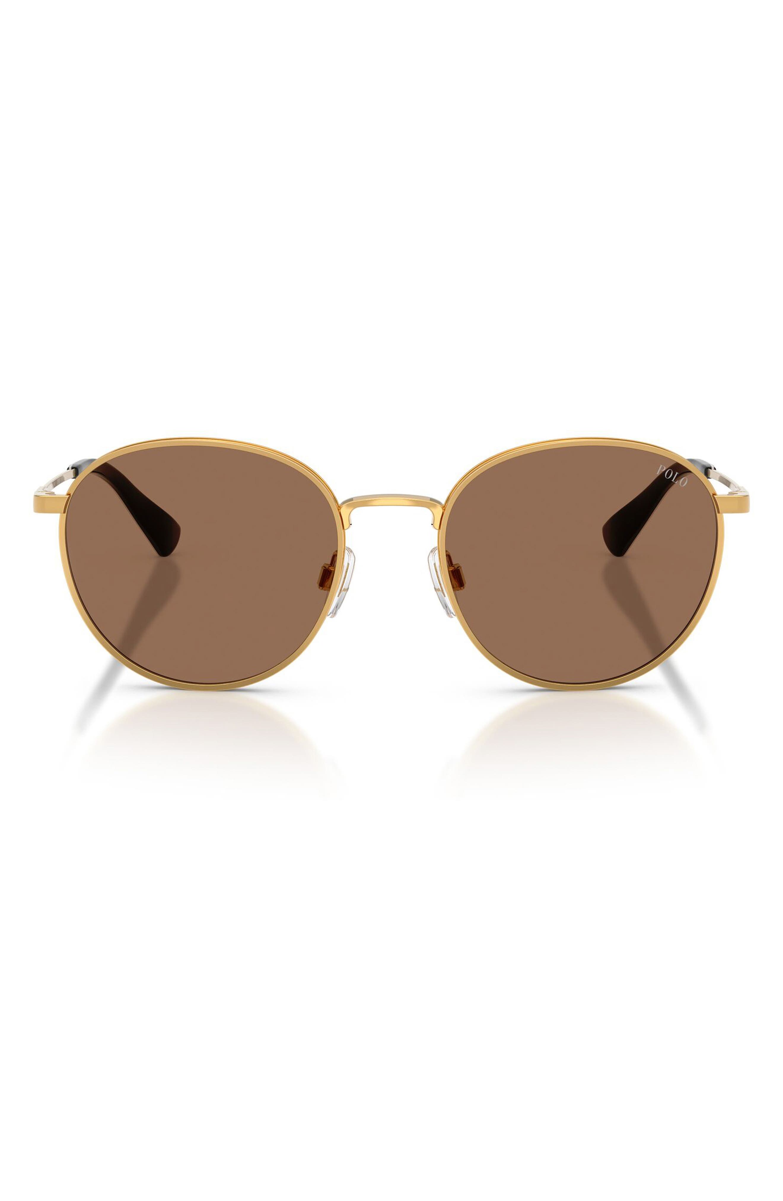 SHINY BRASS / DARK BROWN