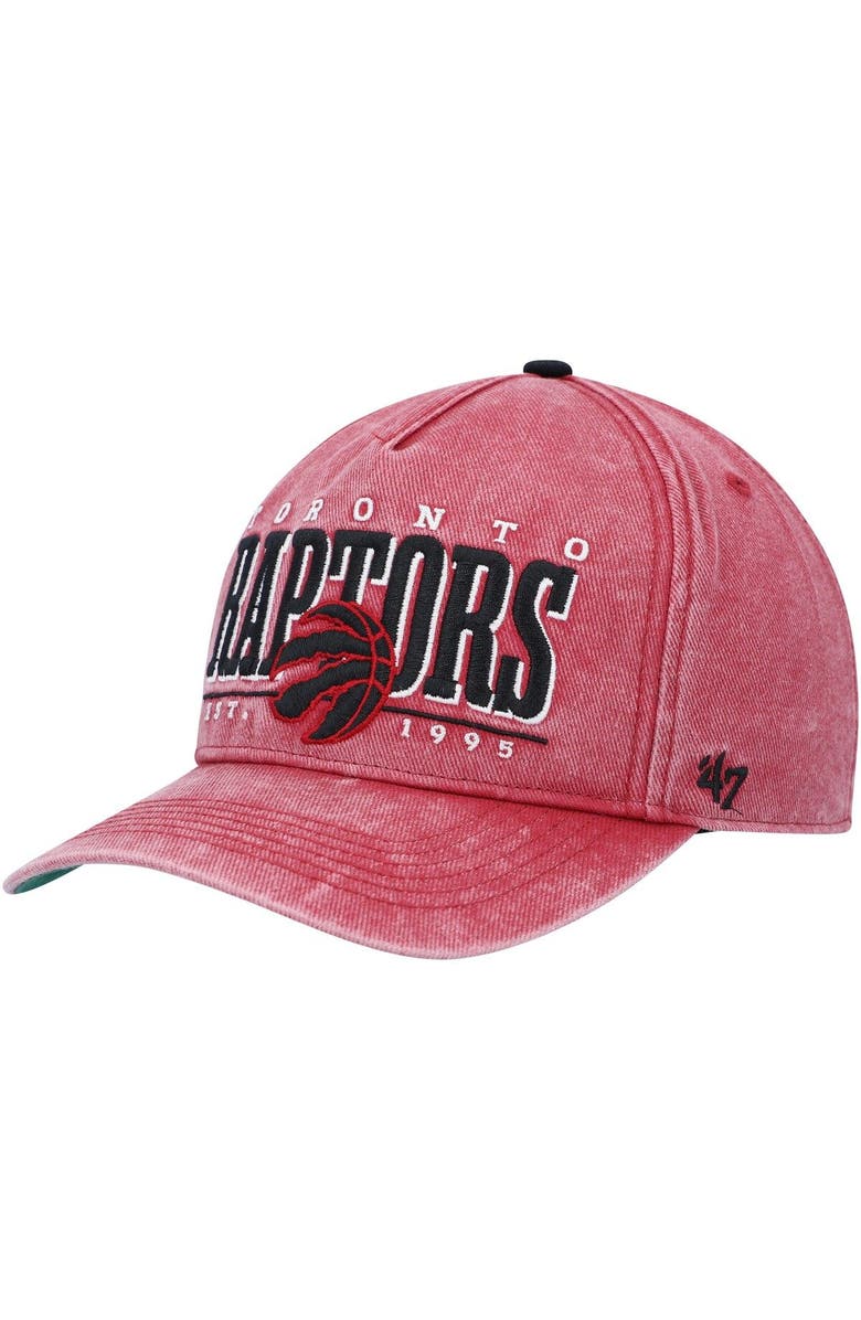'47 Men's '47 Red Toronto Raptors Fontana Hitch Snapback Hat, Main, color, 