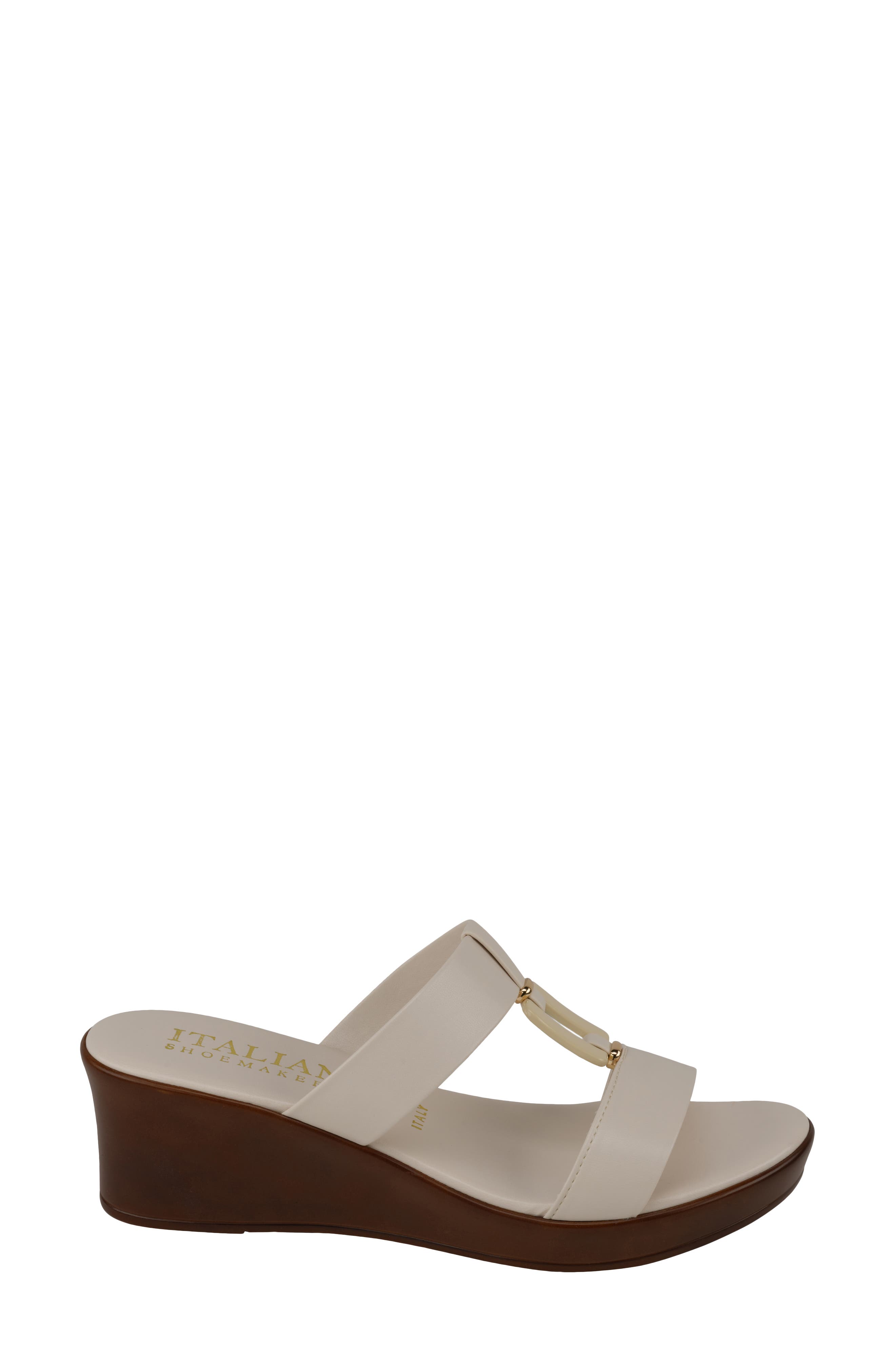 Tenley H-Strap Wedge Sandal, Alternate, color, BONE