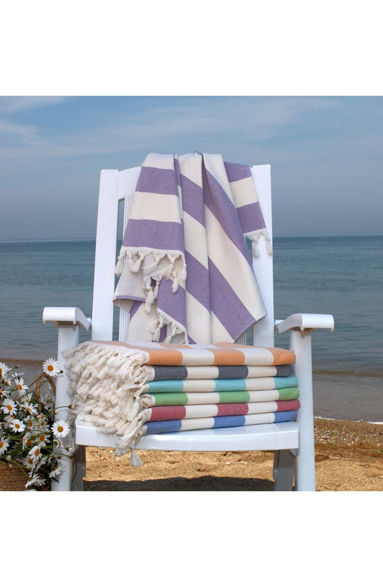 Linum Home Textiles 'Patara' Turkish Pestemal Towel, Alternate, color, 