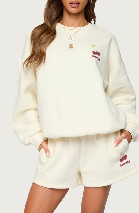 Cherry Babe Oversize Sweatshirt
