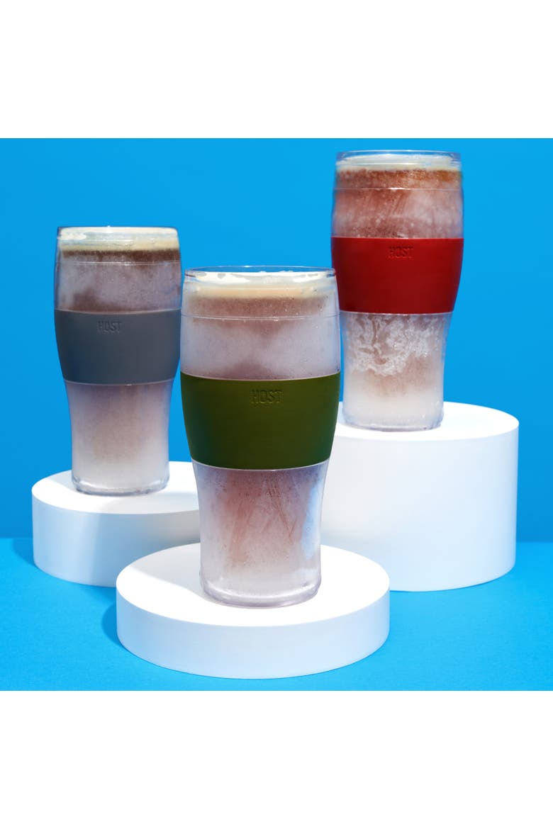 Beer FREEZE Cooling Cup Set of 2, Alternate, color, Crimson Red
