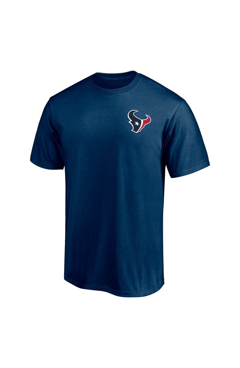 FANATICS Men's Fanatics Branded Navy Houston Texans #1 Dad T-Shirt, Alternate, color, Navy
