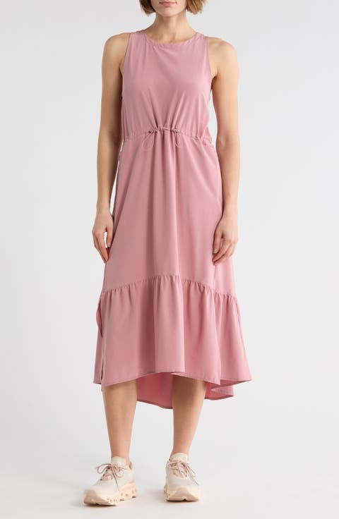 Pursuit Tiered Midi Dress