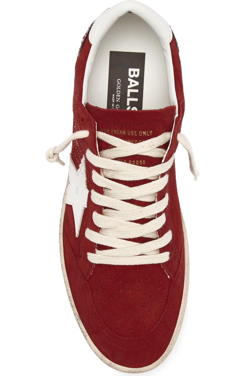 Golden Goose Ball Star Low Top Sneaker, Alternate, color, Red/ White