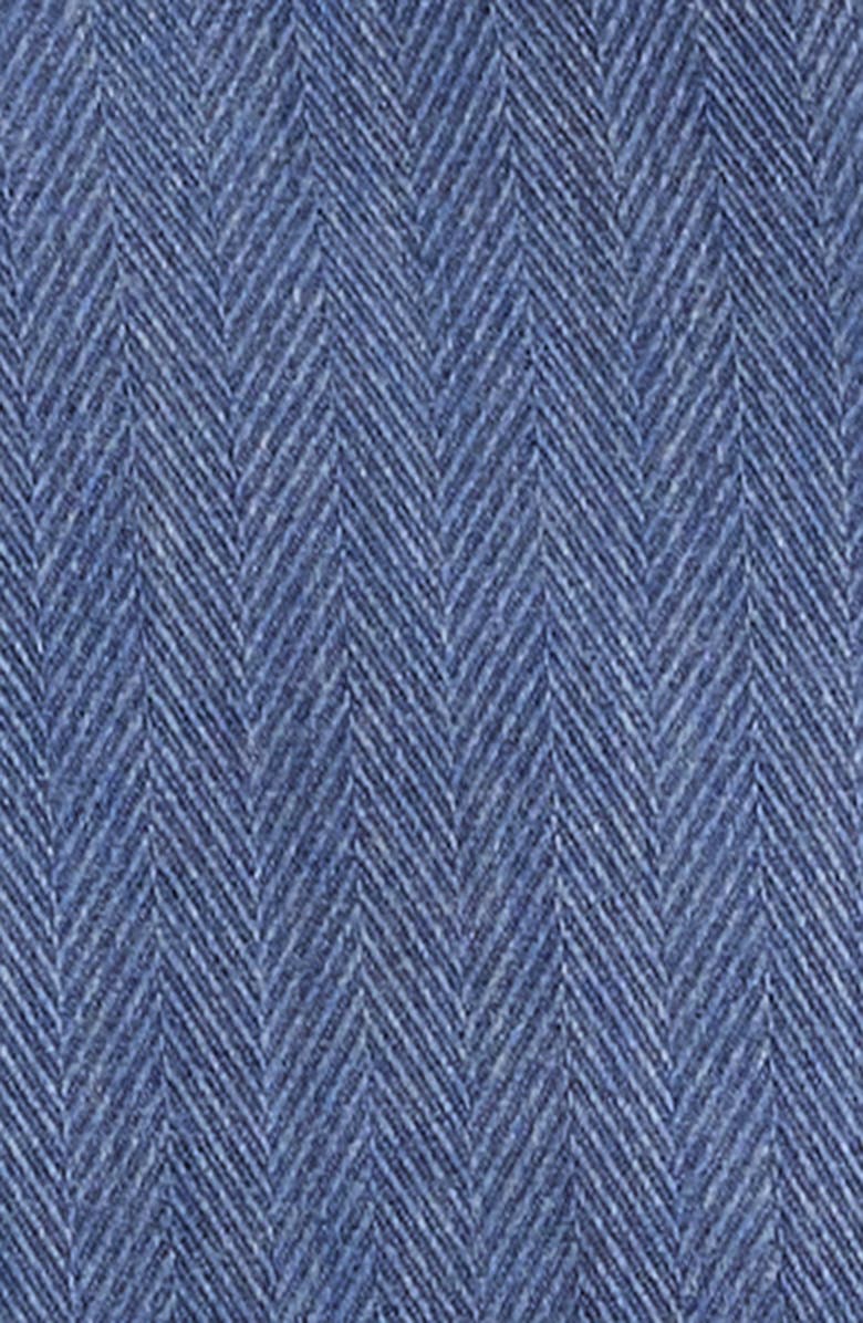 Emporio Armani Herringbone Cotton Button-Up Shirt, Alternate, color,