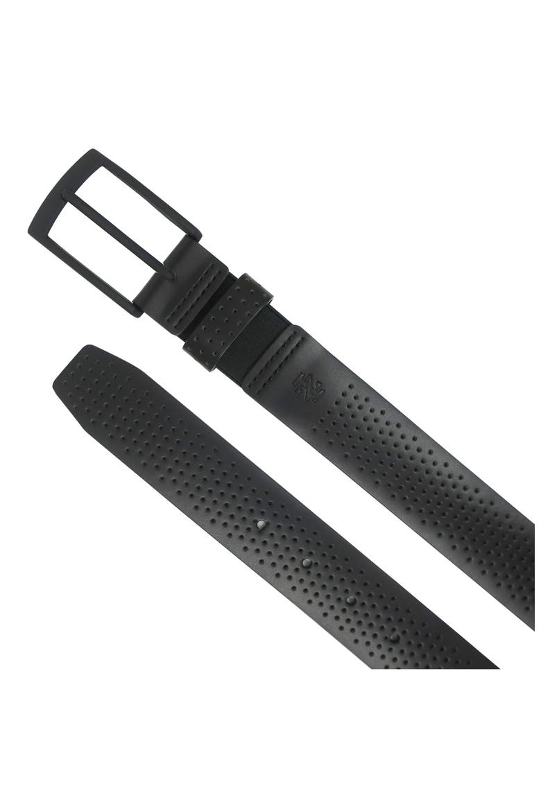 Comfort Stretch Perforated Leather Golf Belt, Alternate, color, Black