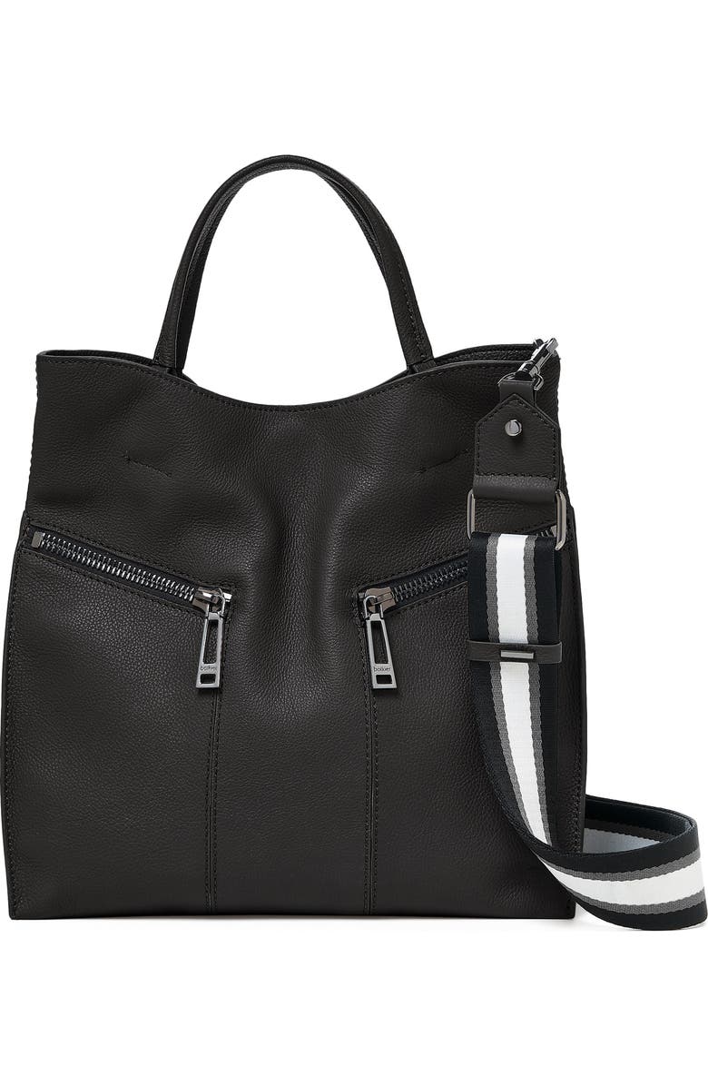 Botkier Trigger Pebbled Leather Satchel, Main, color,