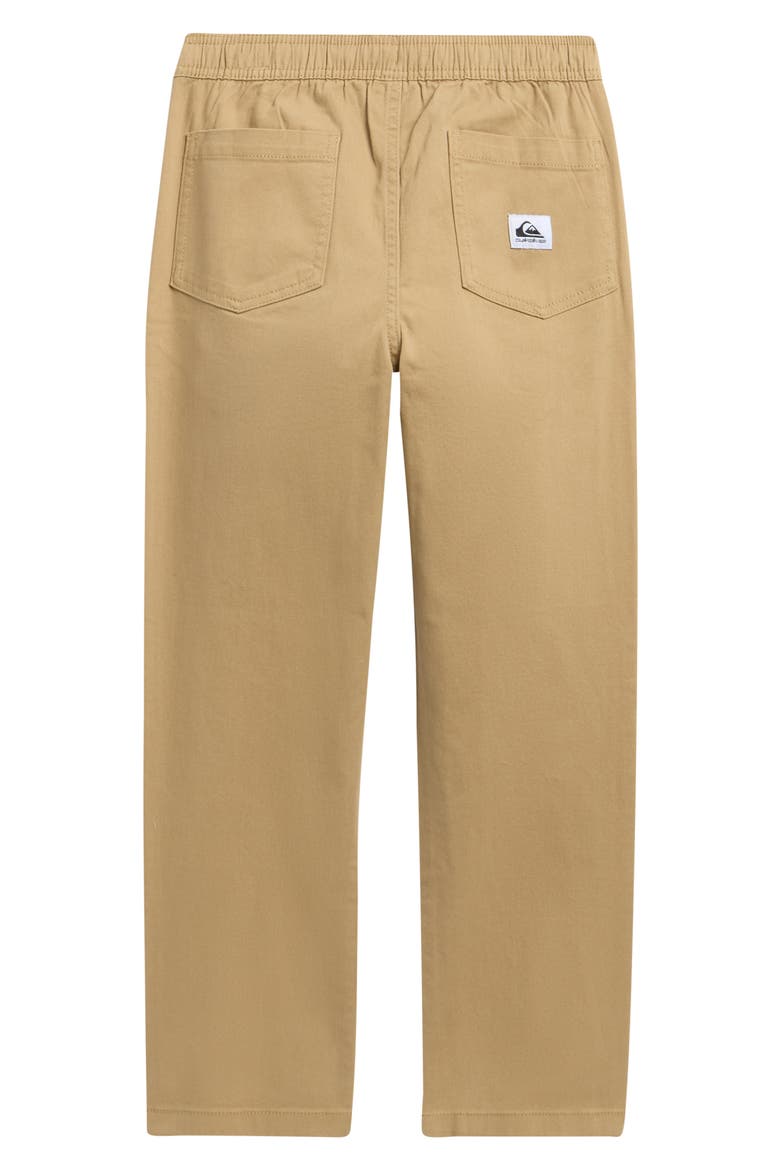 Kids' Beach Stretch Cotton Drawstring Waist Pant, Alternate, color, KELP