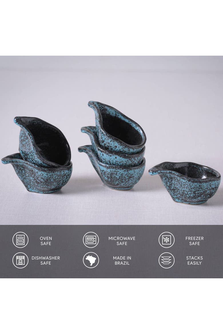Teardrop Set of 6, Alternate, color, Night Sky