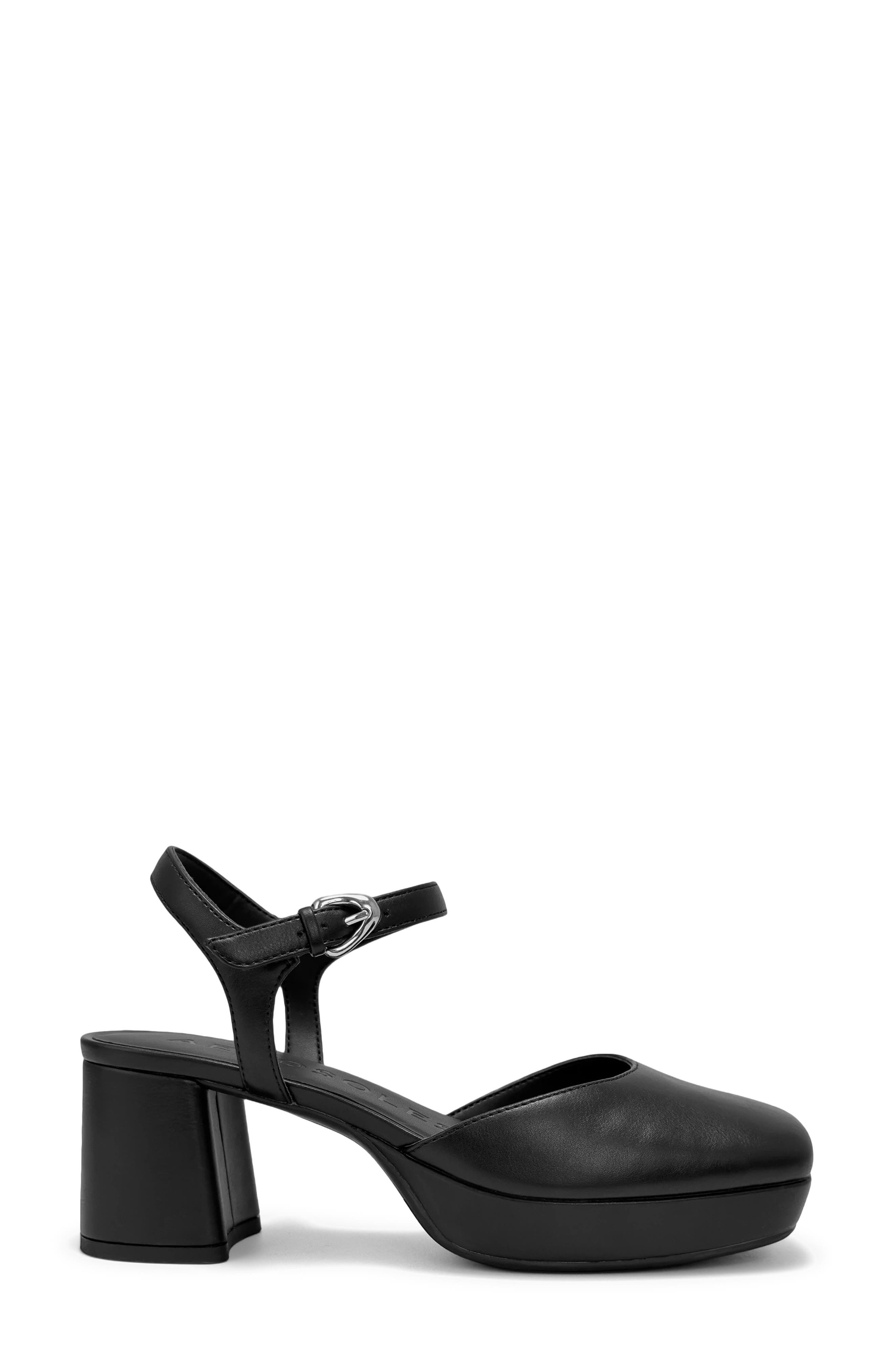 Senna Faux Leather Sandal, Alternate, color, BLK BLACK