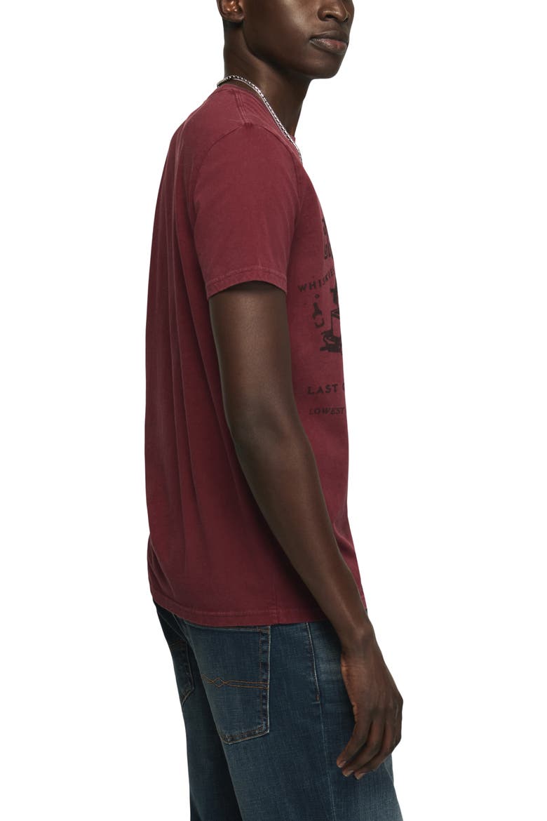 Coffin Skeleton Graphic T-Shirt, Alternate, color, ZINFANDEL