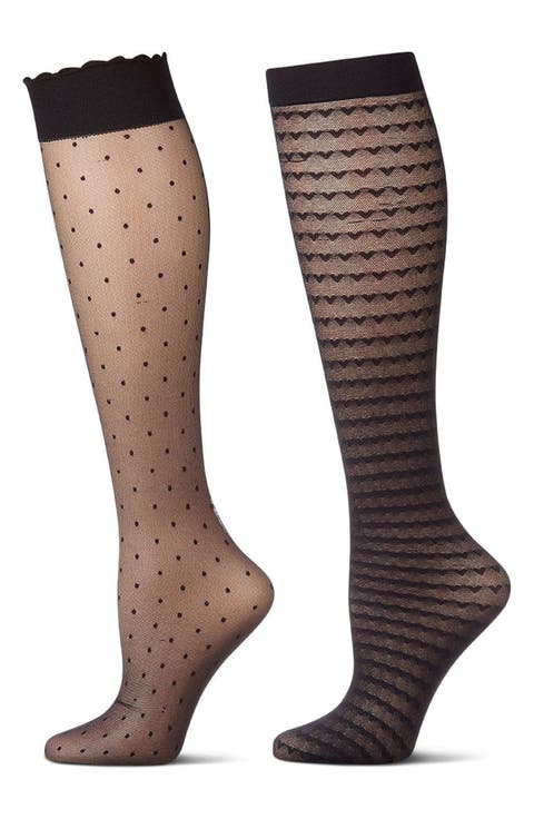 Assorted 2-Pack Knee High Socks