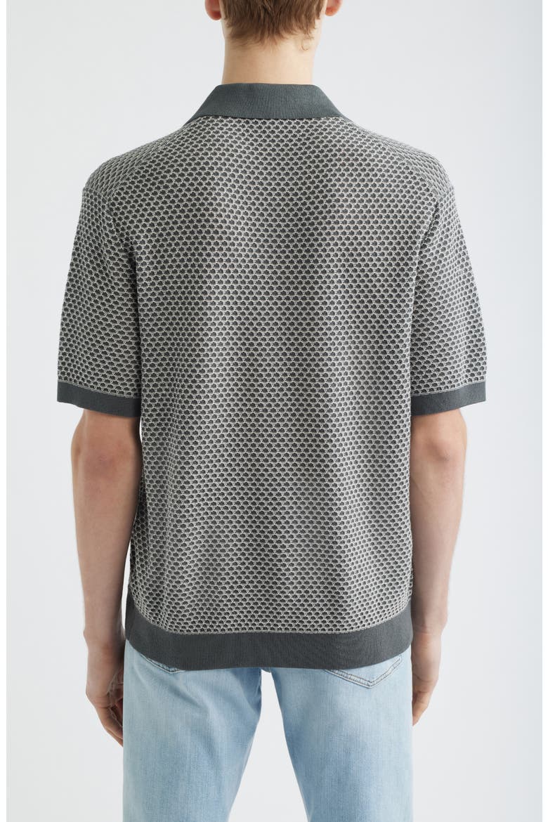 Johnny Collar Sweater Polo, Alternate, color, STORMY SPRUCE